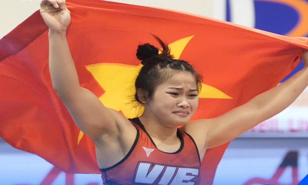 Bac Ninh female wrestler Do Ngoc Linh wins SEA Games gold in women’s 50kg freestyle 